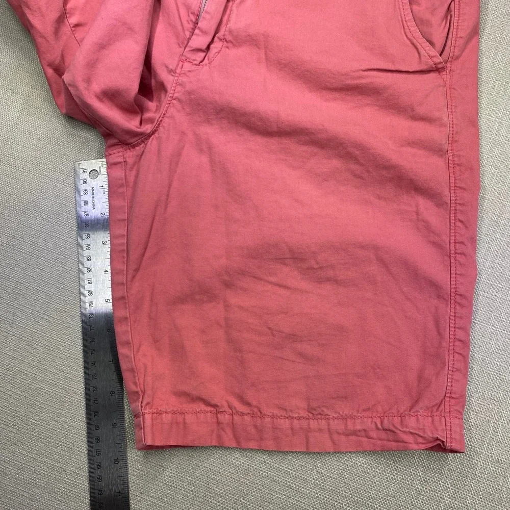 johnnie-O West Coast Prep Mens Salmon Pink Salmon Cotton Chino Shorts Size 30